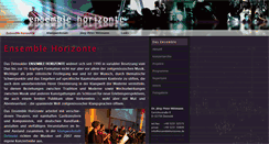 Desktop Screenshot of ensemblehorizonte.de